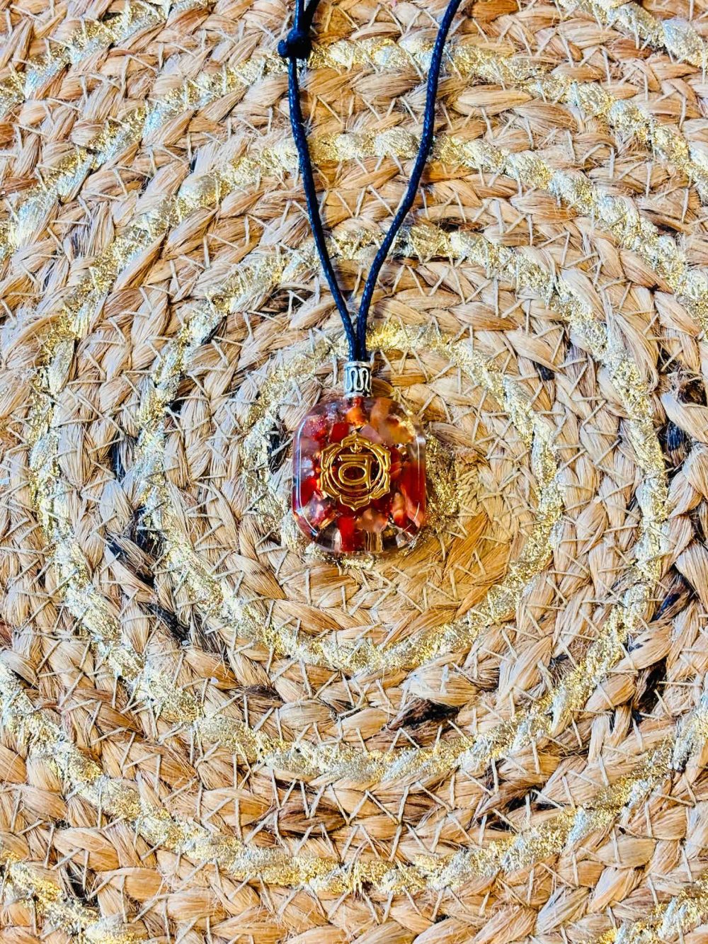 Pendentif Cornaline Chakra Sacré – Image 2